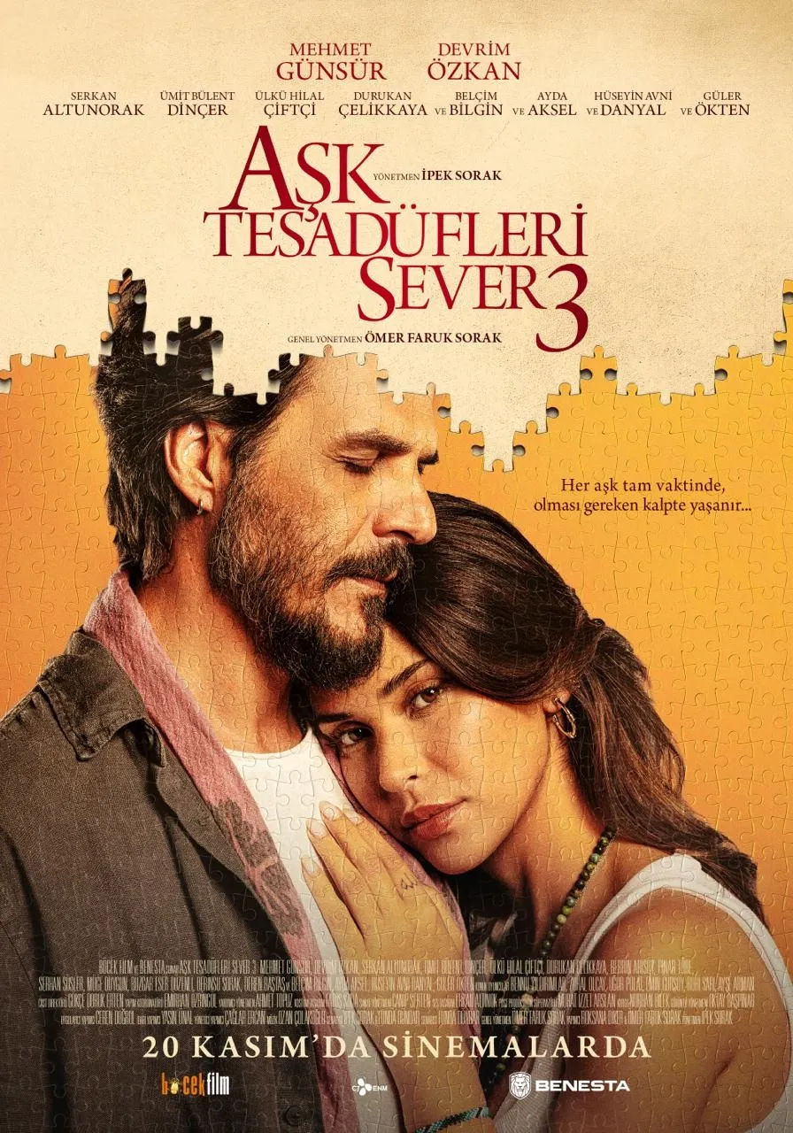 Aşk Tesadüfleri Sever 3 film posteri