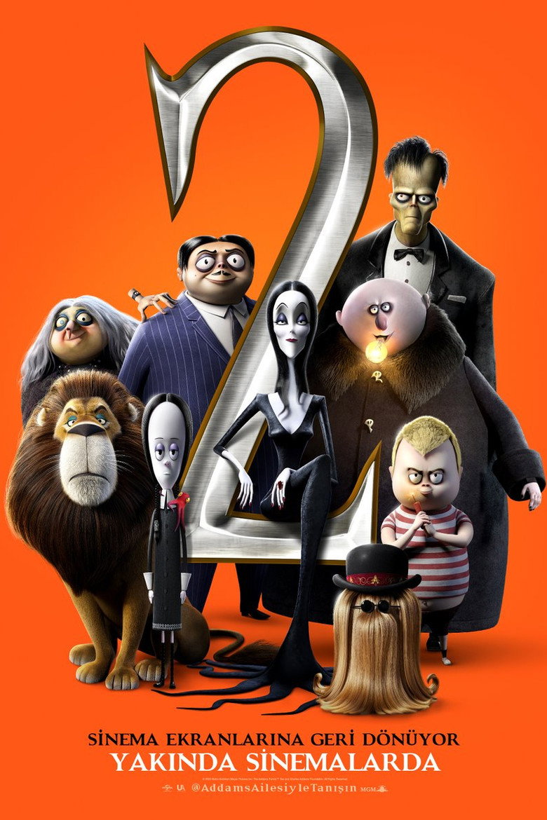Addams Ailesi 2 film posteri