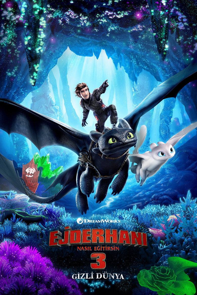 Ejderhanı Nasıl Eğitirsin 3: Gizli Dünya film posteri