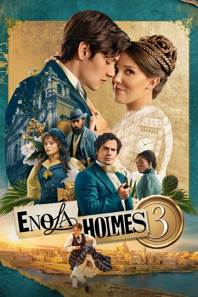 Enola Holmes 3 film posteri
