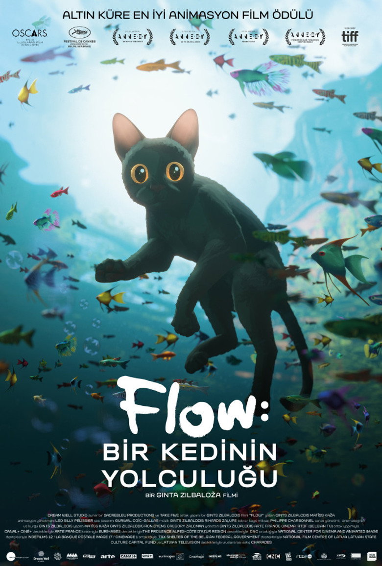 Flow: Bir Kedinin Yolculuğu film posteri
