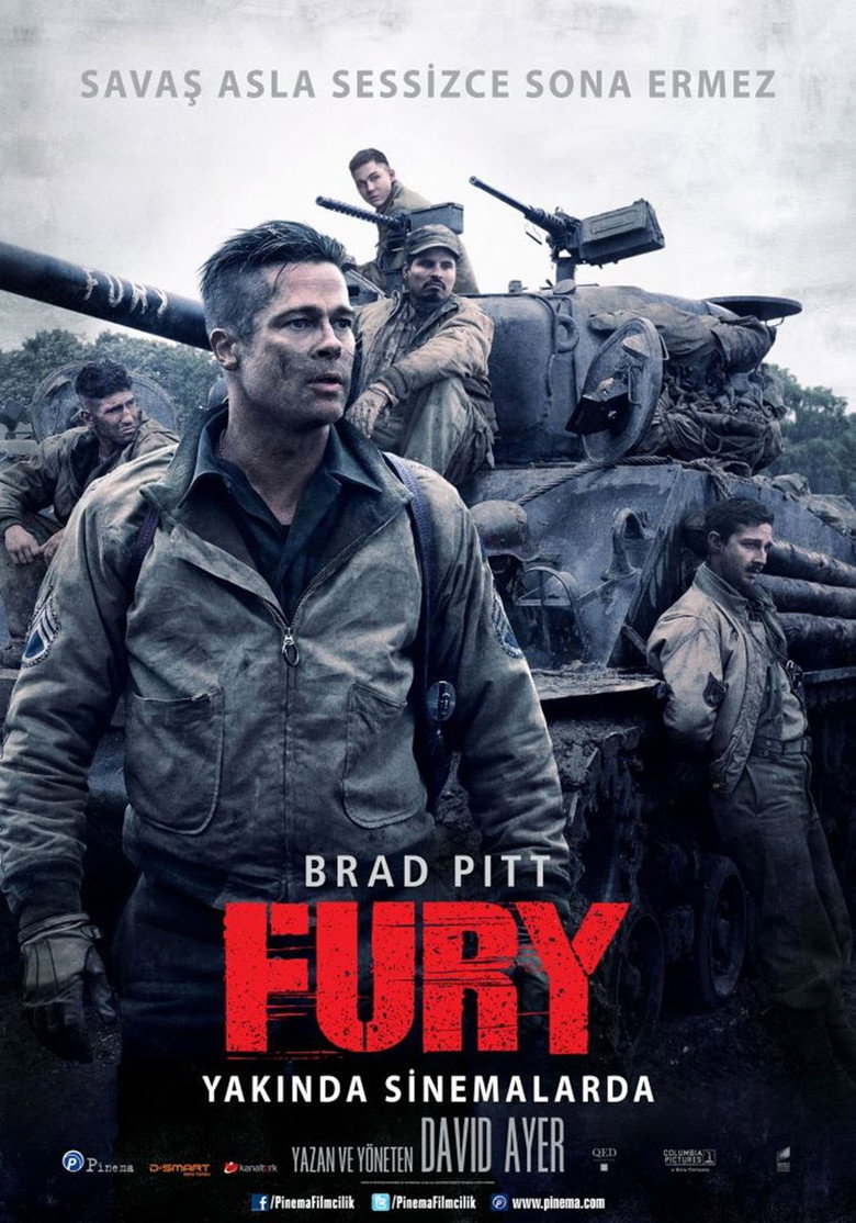 Fury film posteri