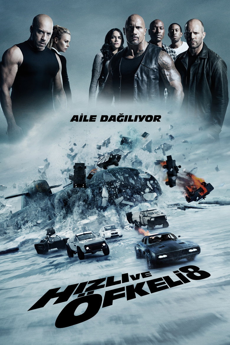 Hızlı ve Öfkeli 8 film posteri