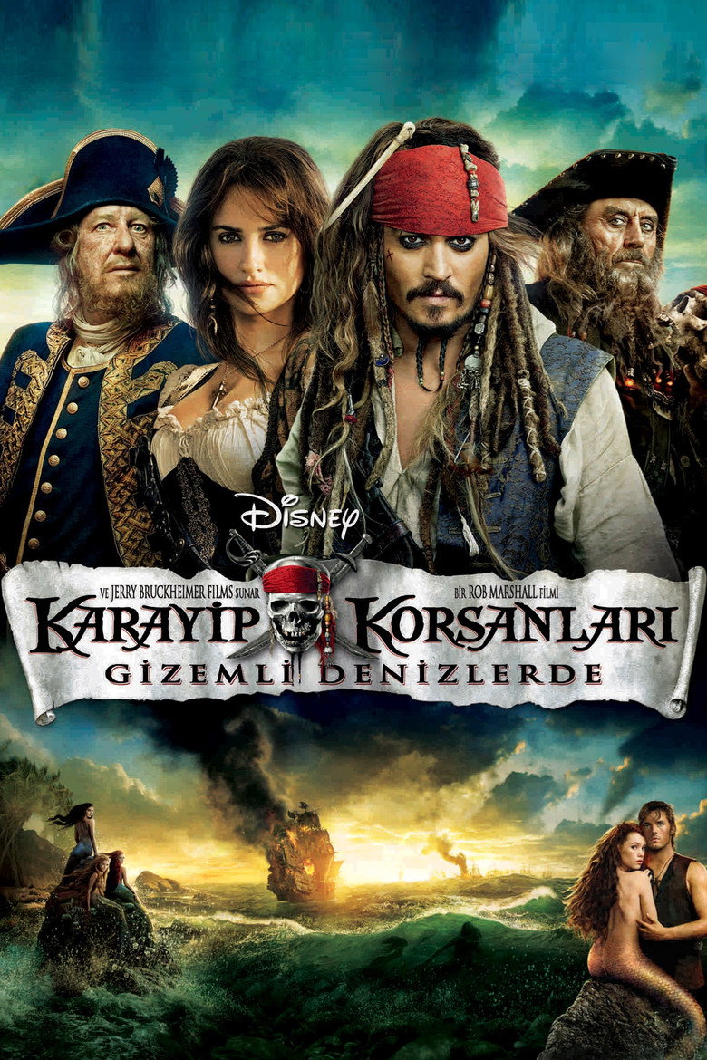 Karayip Korsanları: Gizemli Denizlerde film posteri
