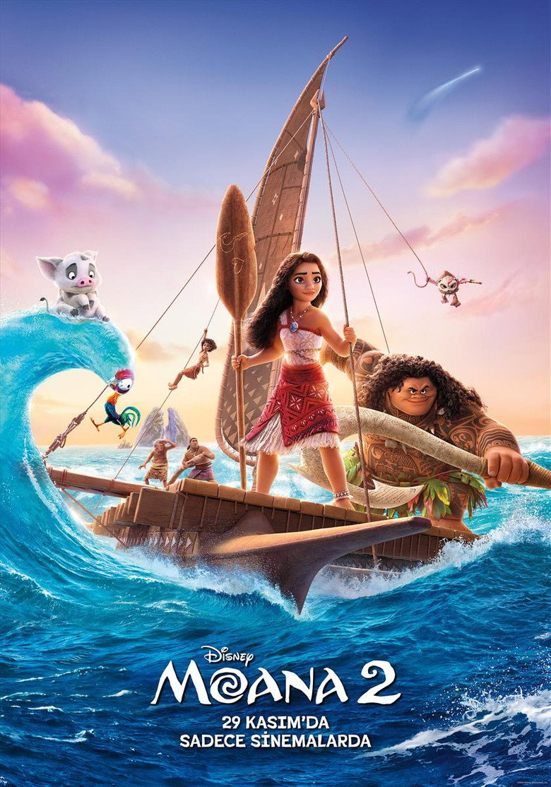 Moana 2 film posteri