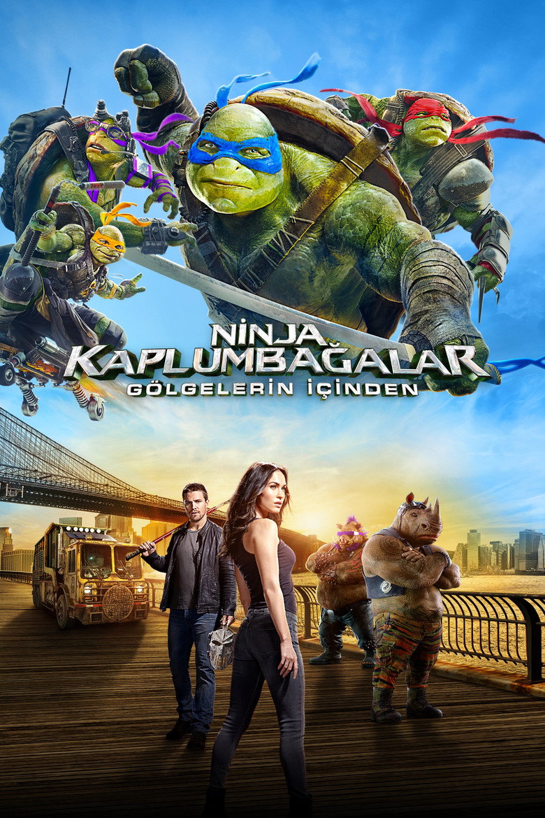 Ninja Kaplumbağalar: Gölgelerin İçinden film posteri