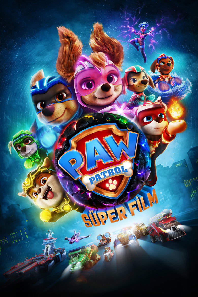 Paw Patrol: Süper Film film posteri