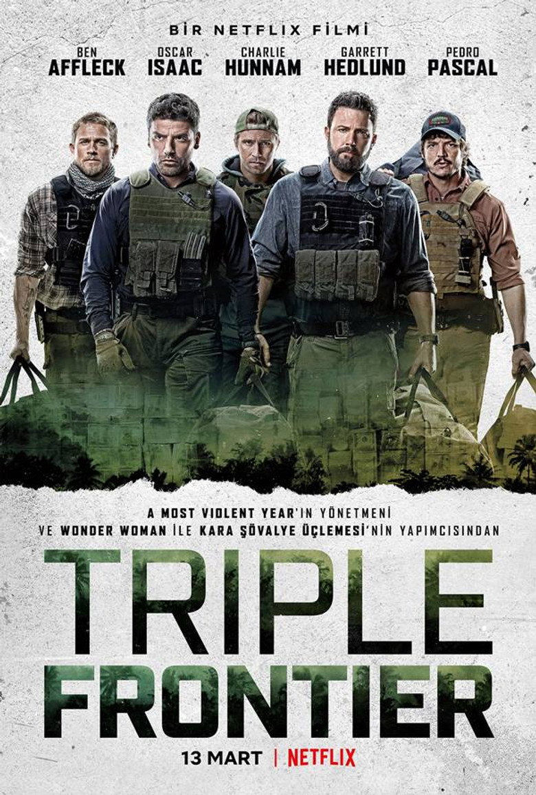 Triple Frontier film posteri
