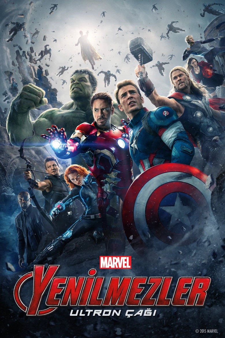 Yenilmezler: Ultron Çağı film posteri